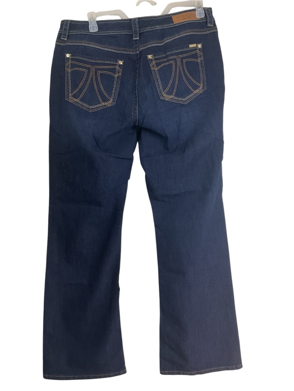 Seven7 Melissa McCarthy Womens 18W Bootcut Jeans Dark Wash Stretch Denim